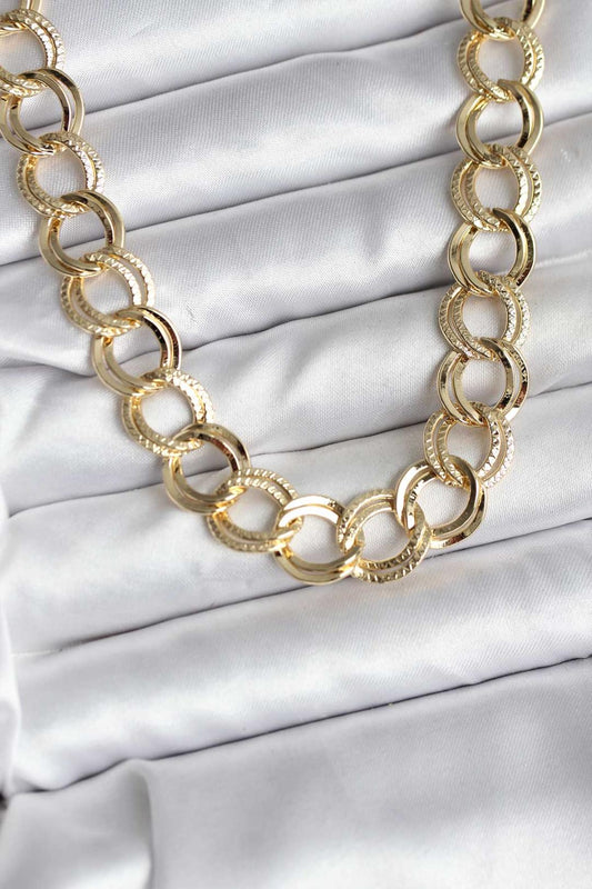 14K Gold Renk Kaplama Samanyolu Model CM Kadın Kolye